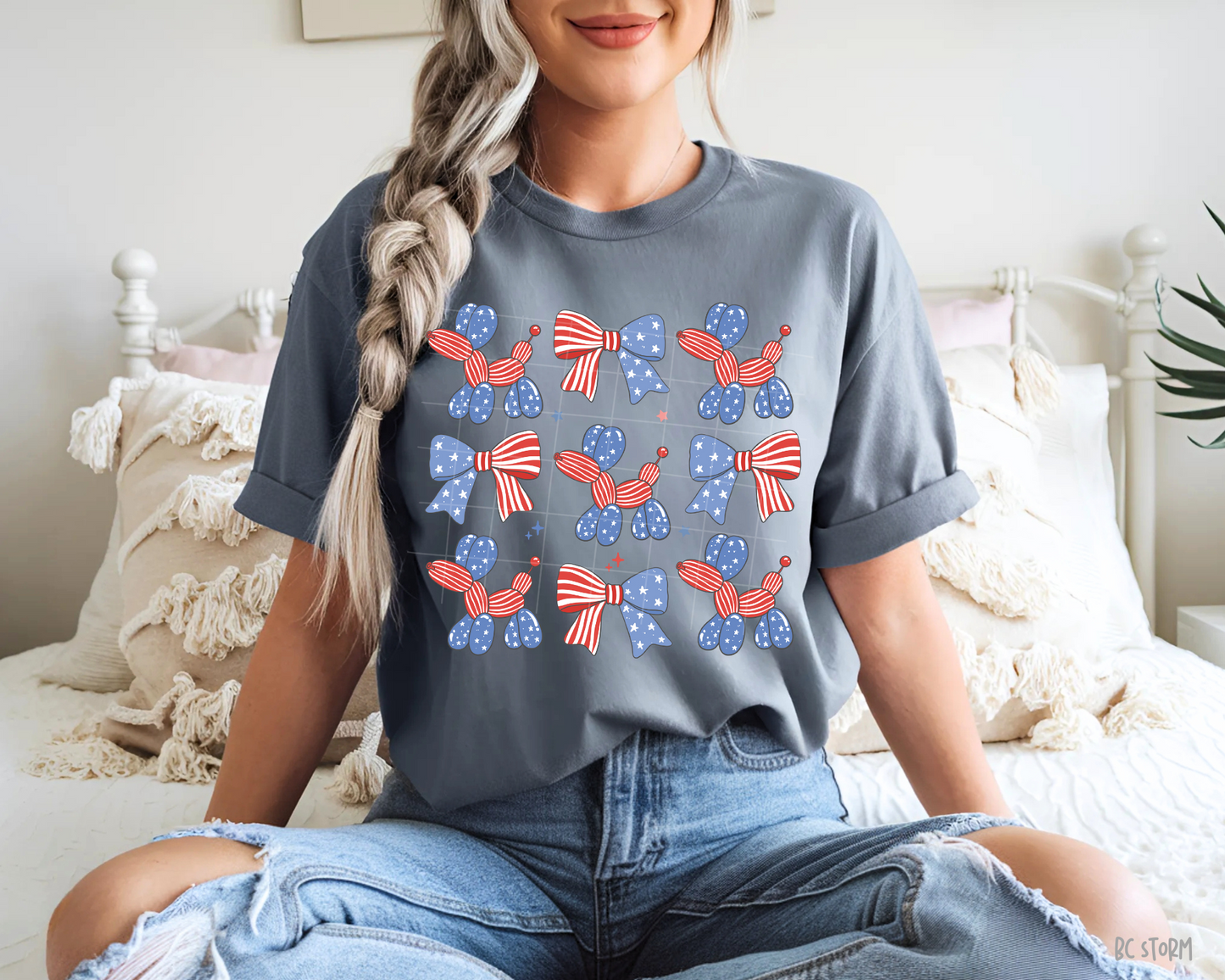 Patriotic Balloon Dogs - Tee