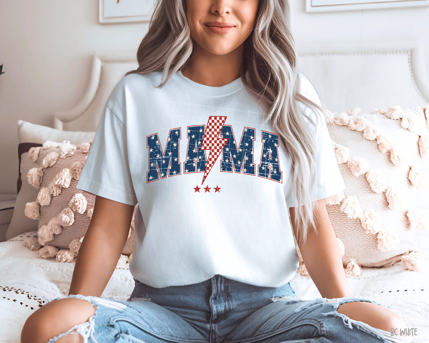 Mama Patriotic Bolt - Tee
