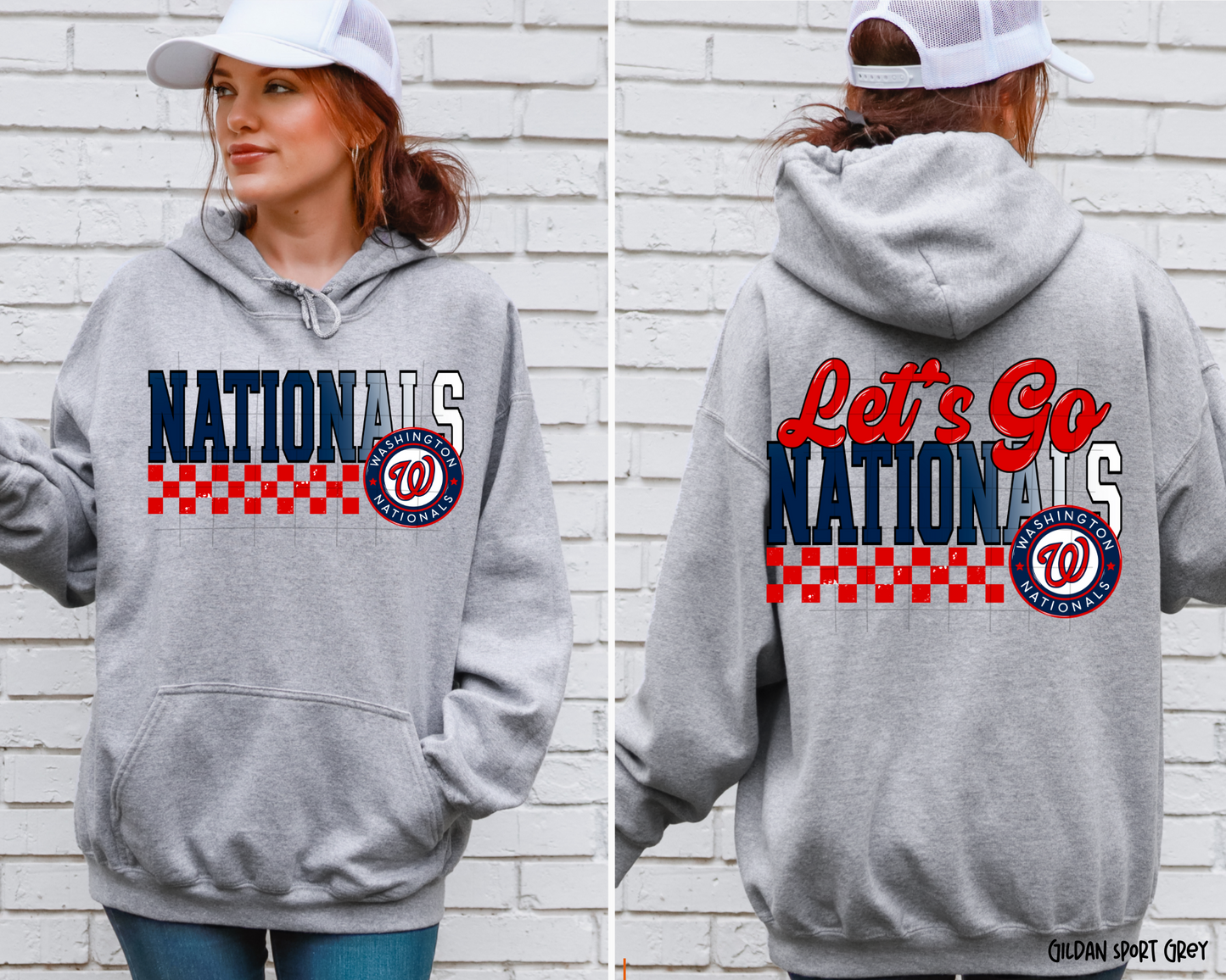 Let's Go Nationals Baseball - Hoodie