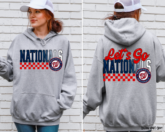 Let's Go Nationals Baseball - Hoodie