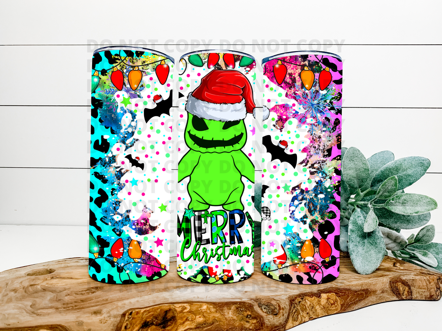 Merry Christmas Oogie Stainless Steel Tumbler