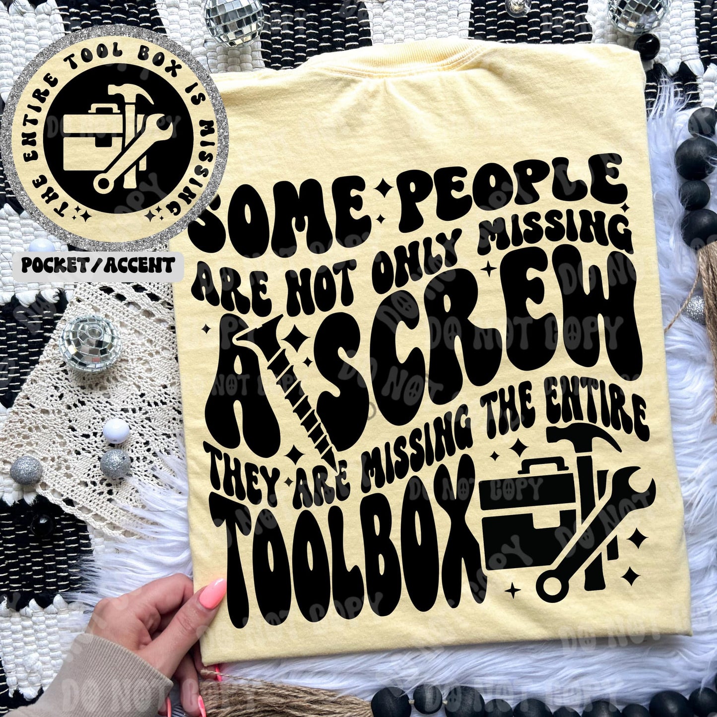 Some People Are Not Only Missing A Screw - Tee