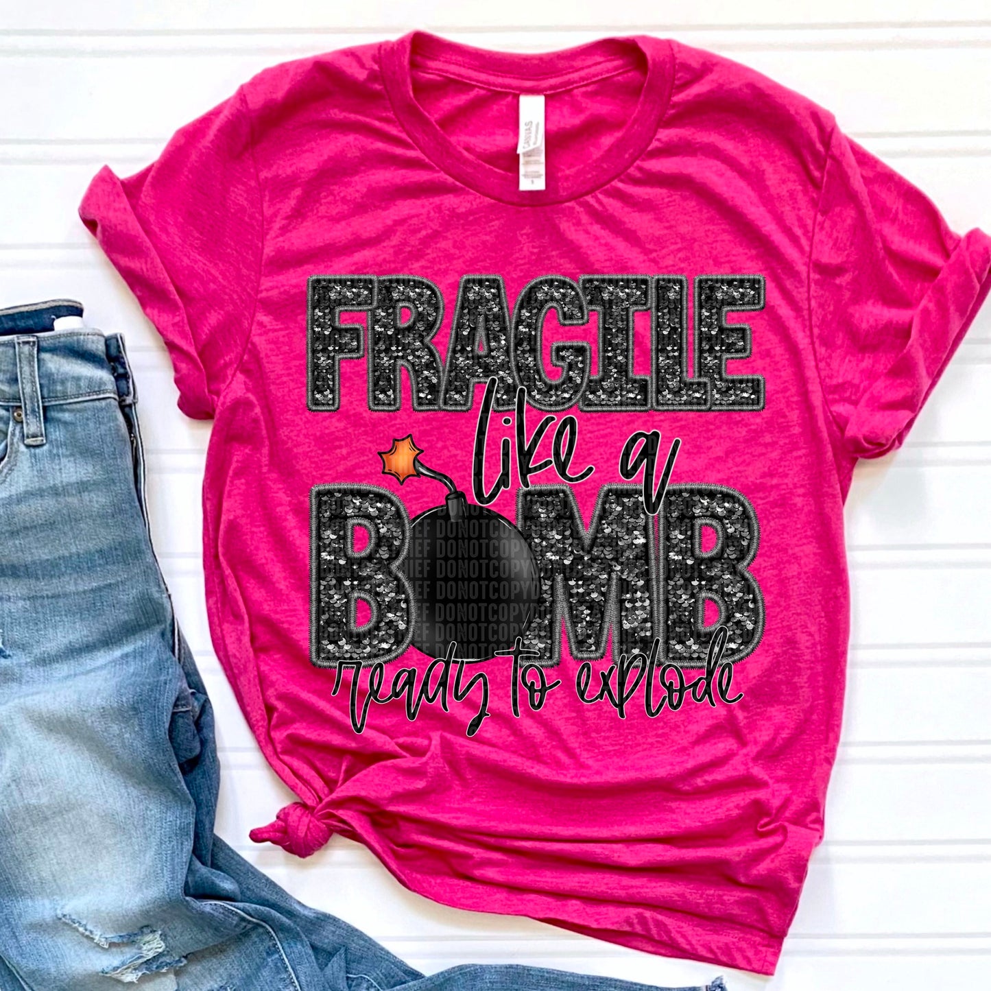 Fragile Like A Bomb Ready To Explode - Tee
