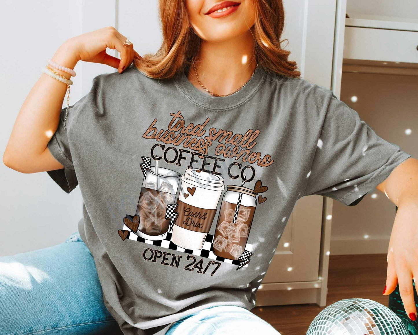 Tired Small Business Owners Coffee Co - Tee