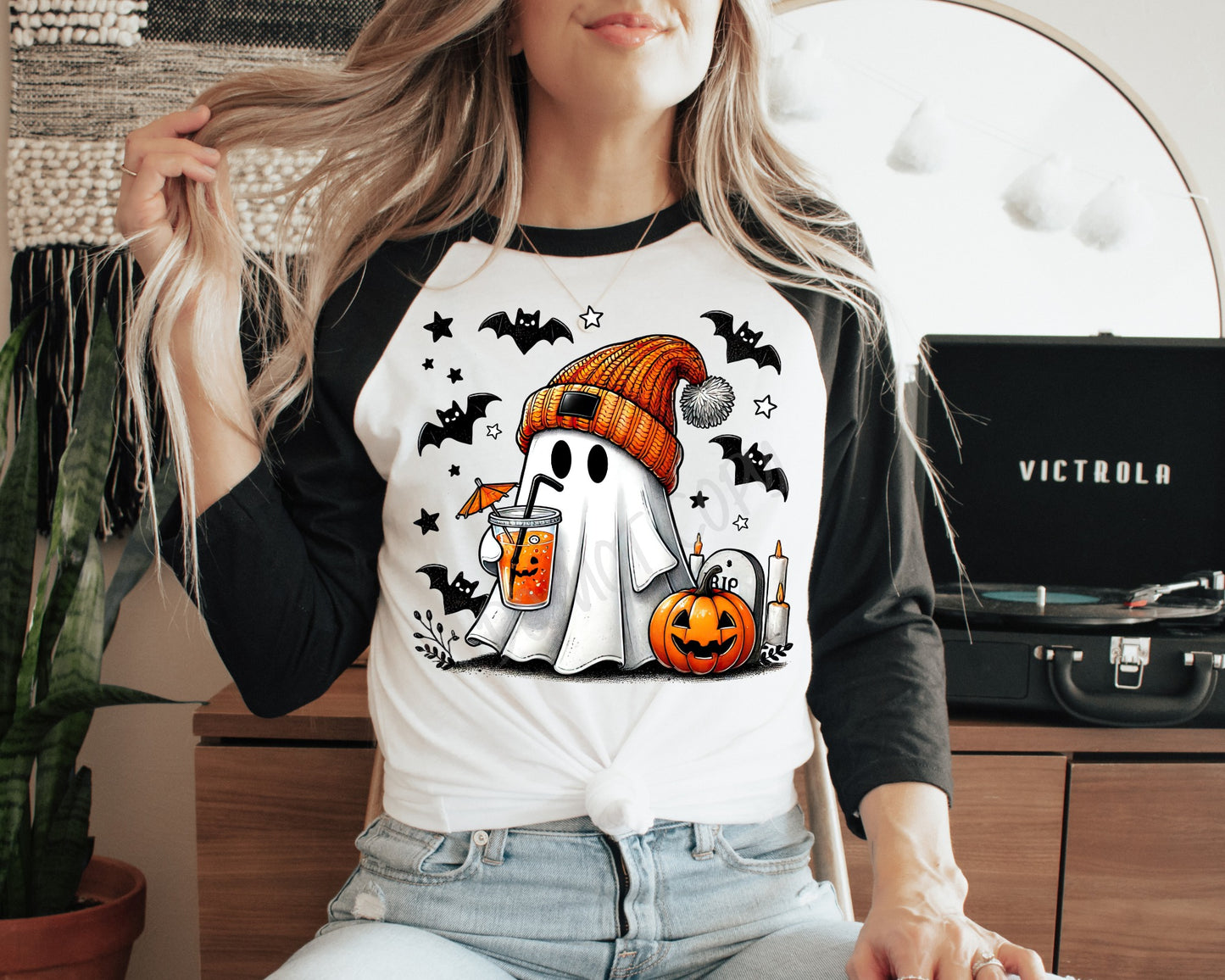 Ghost With Orange Hat - Tee