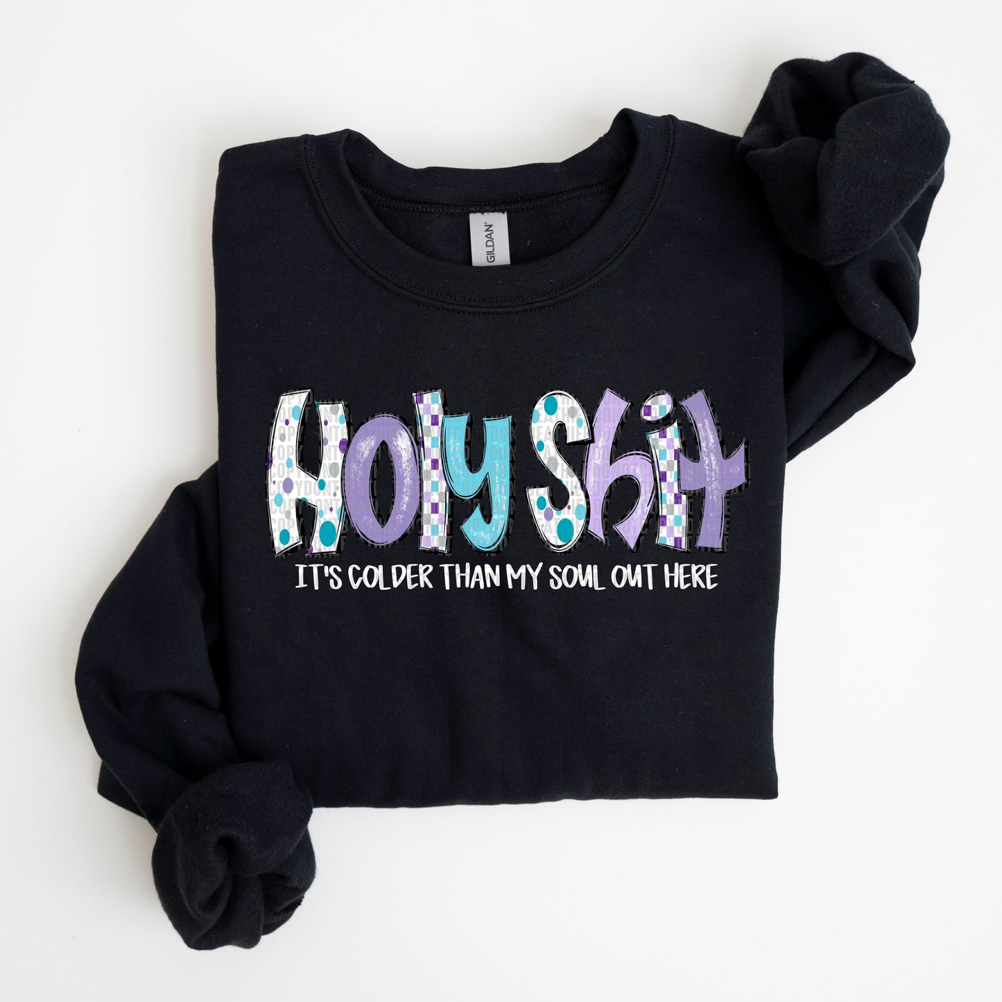 Holy Sh!t It's Colder Than My Soul Out Here - Holiday White - Sweatshirt