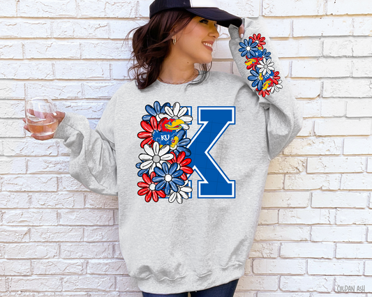 Kansas University BLUE: Game Day - Sweatshirt
