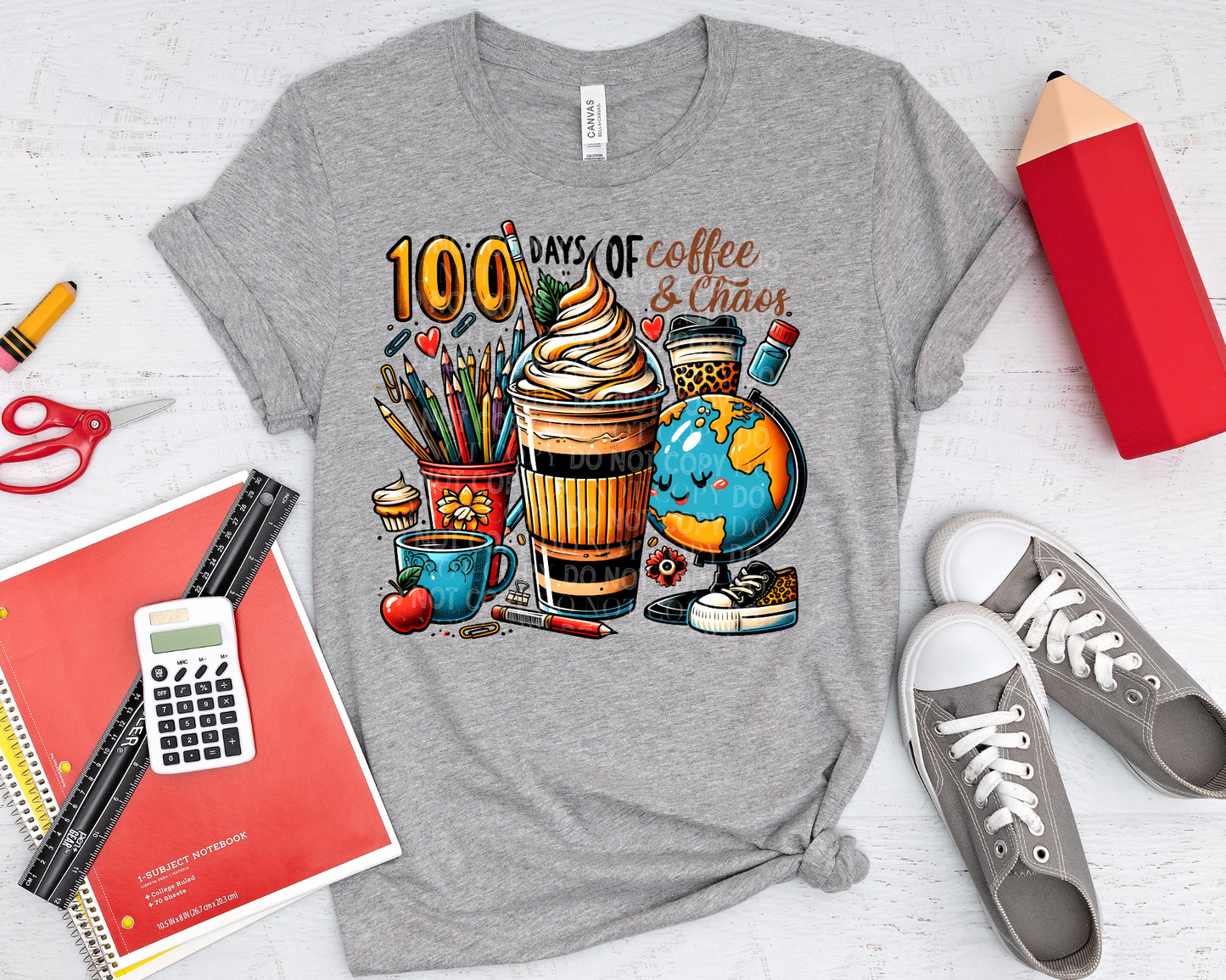 100 Days of Coffee & Chaos - Tee