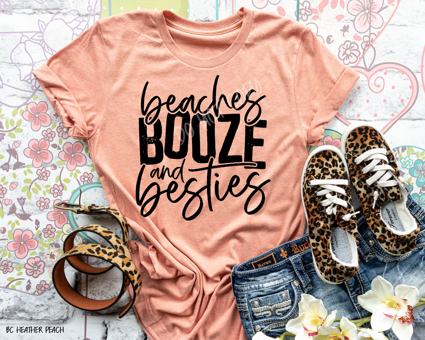Beaches Booze & Besties - Tee