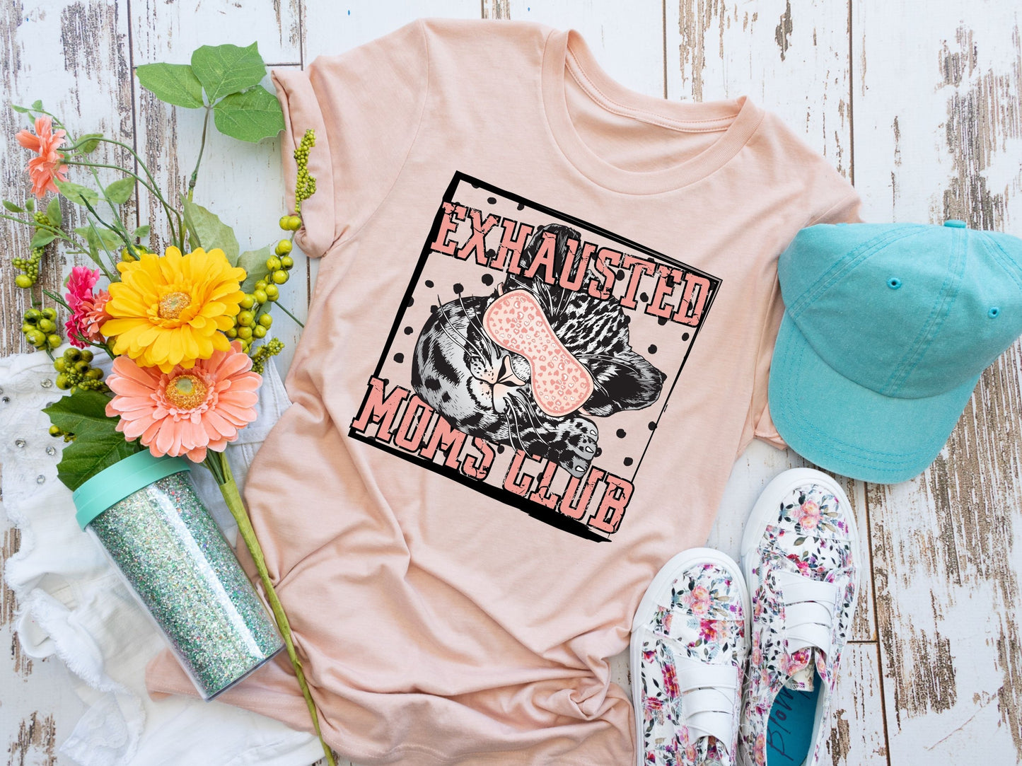 Exhausted Moms Club - Tee