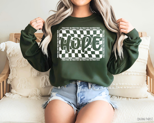 Hope Psalm 130:5 - Sweatshirt