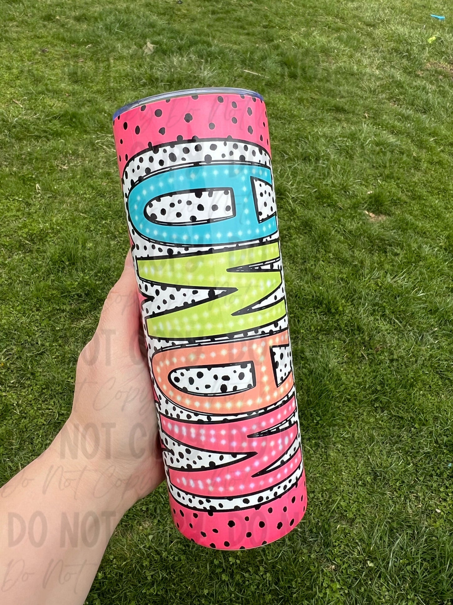 Mama Dalmatian Dot Tumbler - Choose Your Color