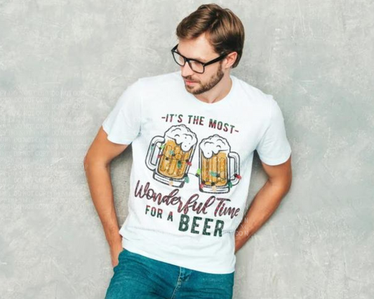It's The Most Wonderful Time For A Beer - Tee
