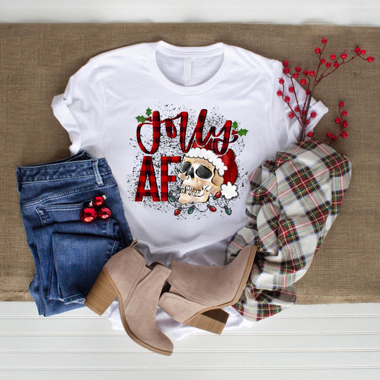 Jolly AF - Holiday Tee
