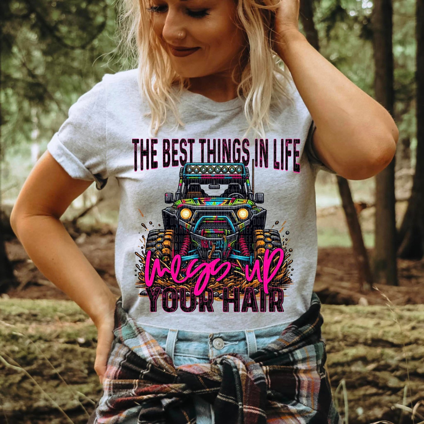 The Best Things In Life Mess Up Your Hair - Tee