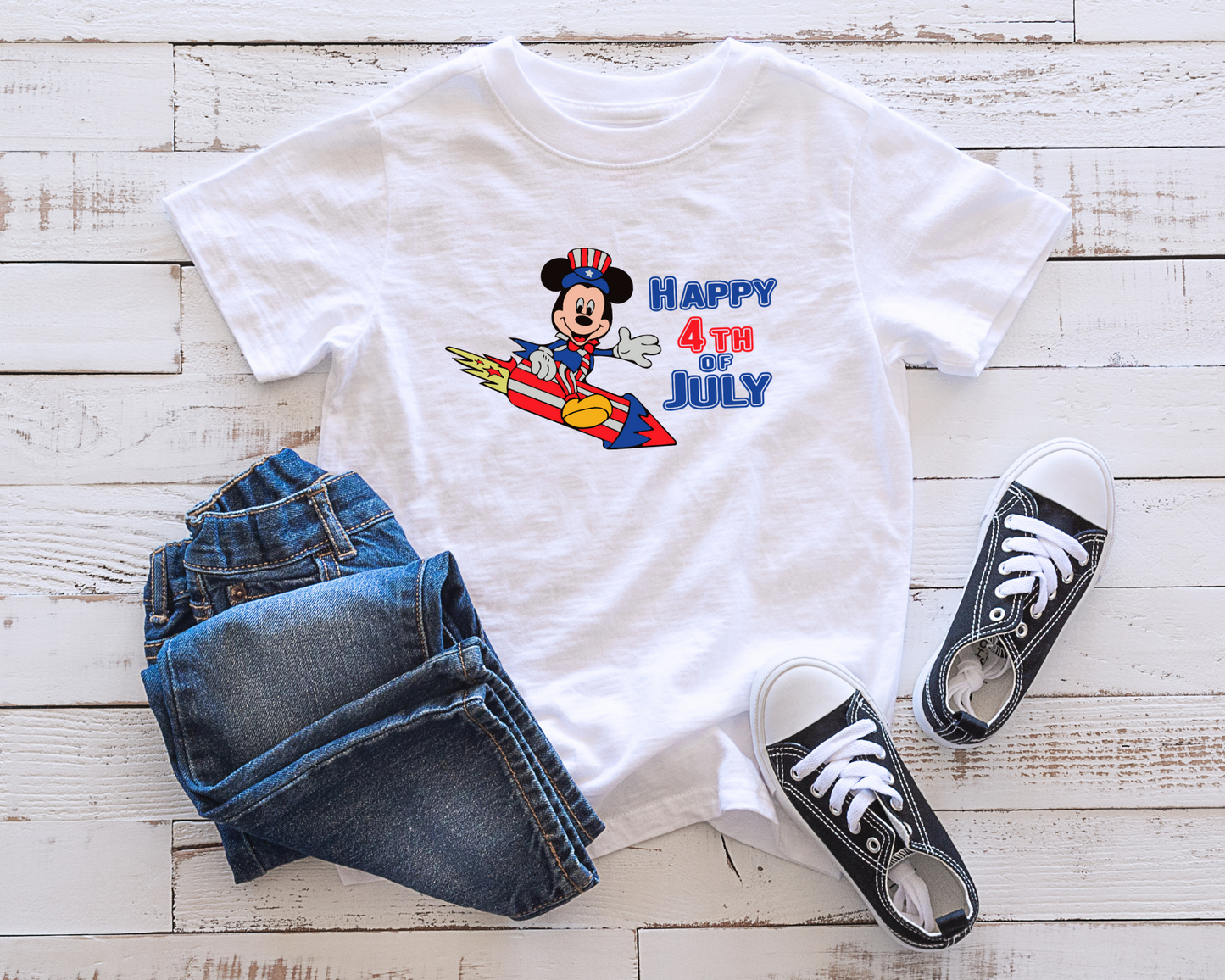 Happy 4th Of July - Mouse - Youth