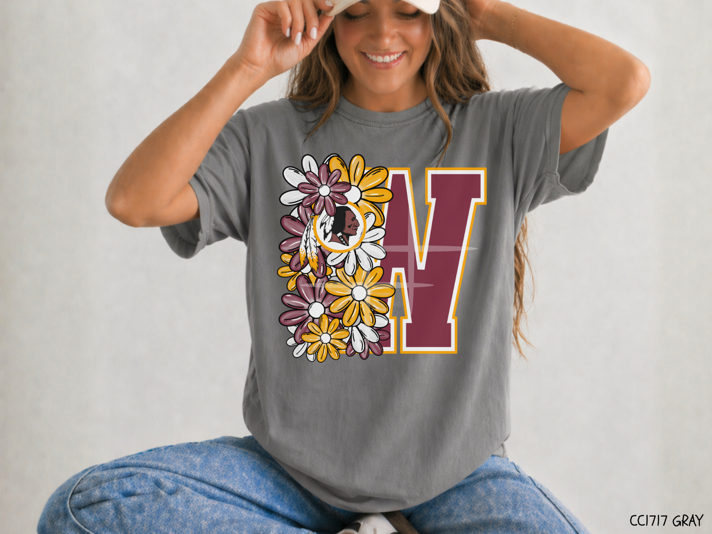 Washington Floral: Football Game Day - Tee