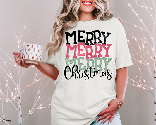Merry Merry Merry Christmas - Tee