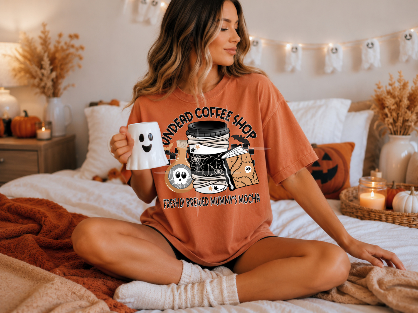 Undead Coffee Shop:  Seasonal Halloween - Tee