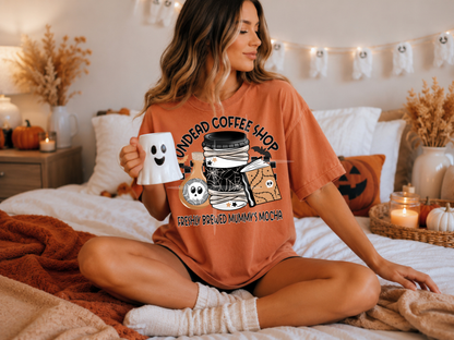 Undead Coffee Shop:  Seasonal Halloween - Tee