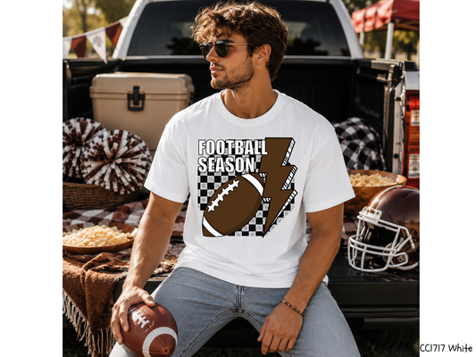 Football Season Bolt: Football Game Day - Tee