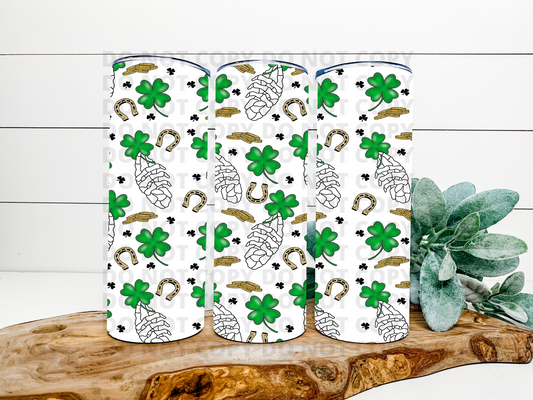Skellie Shamrock Stainless Steel Tumbler