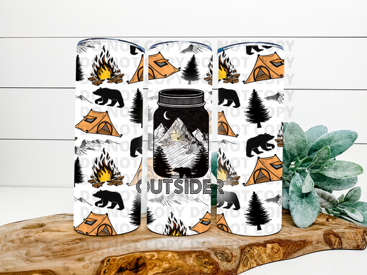 Camping Jar Stainless Steel Tumbler