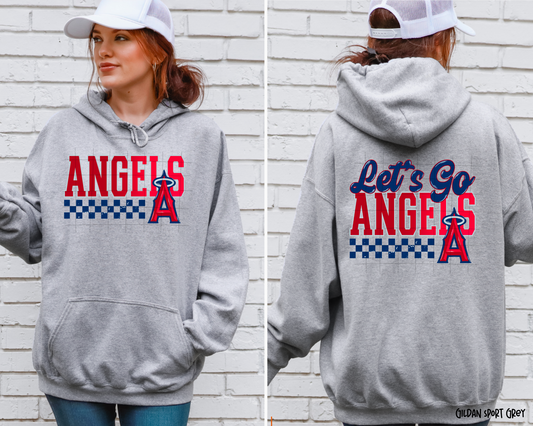 Let's Go Angels Baseball - Hoodie
