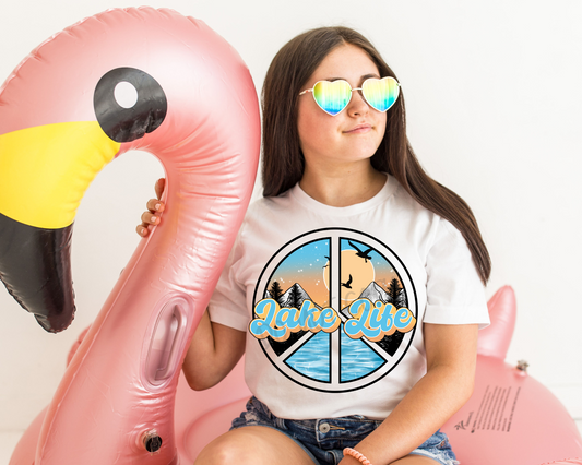Lake Life Peace - Tee