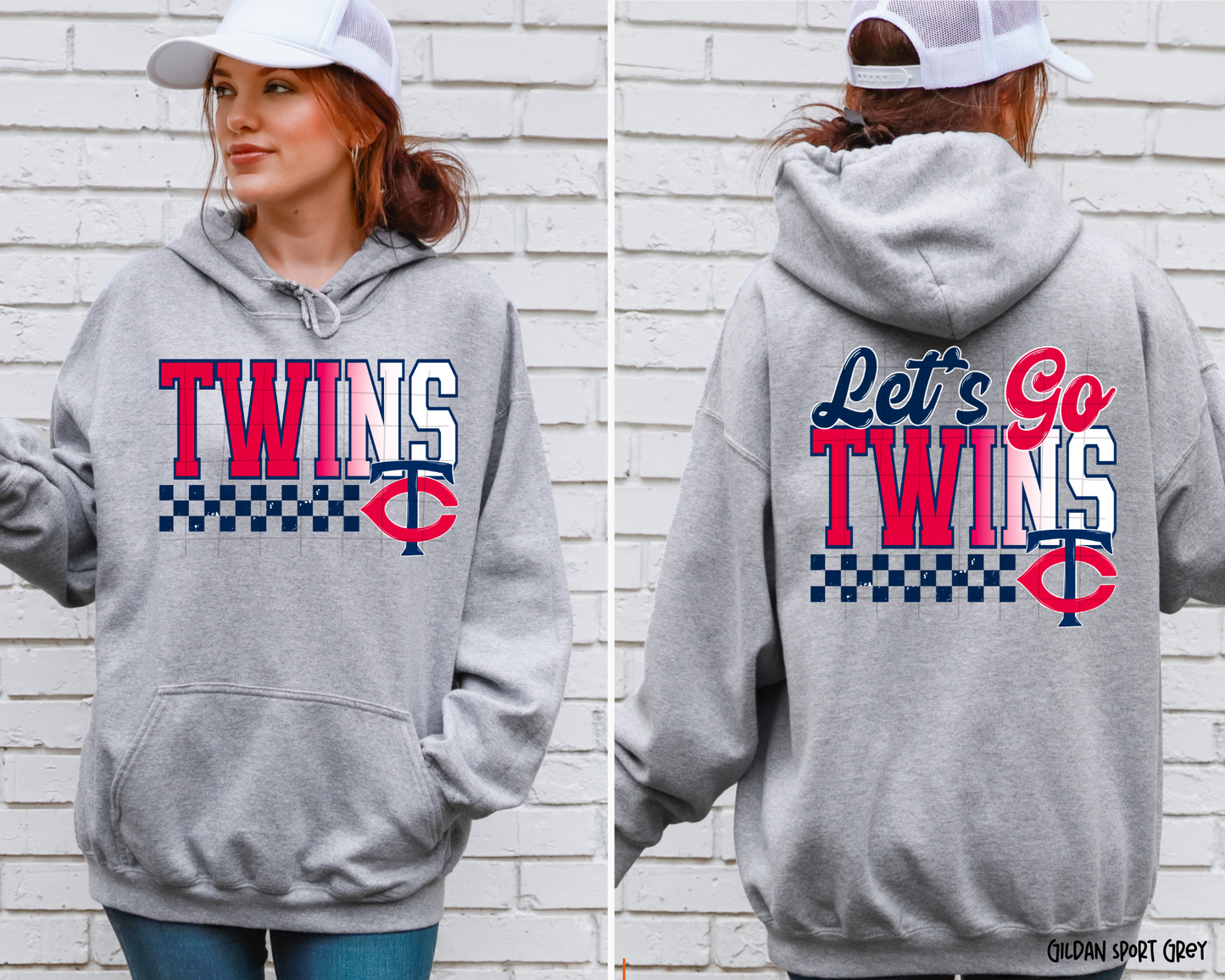 Let's Go Twins Baseball - Hoodie
