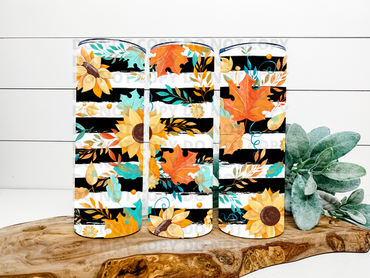 Fall Sunflower Stainless Steel Tumbler