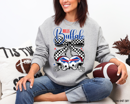 Buffalo Football Bow: Game Day - Sweatshirt