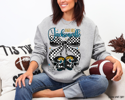 Jacksonville Football Bow: Game Day - Sweatshirt