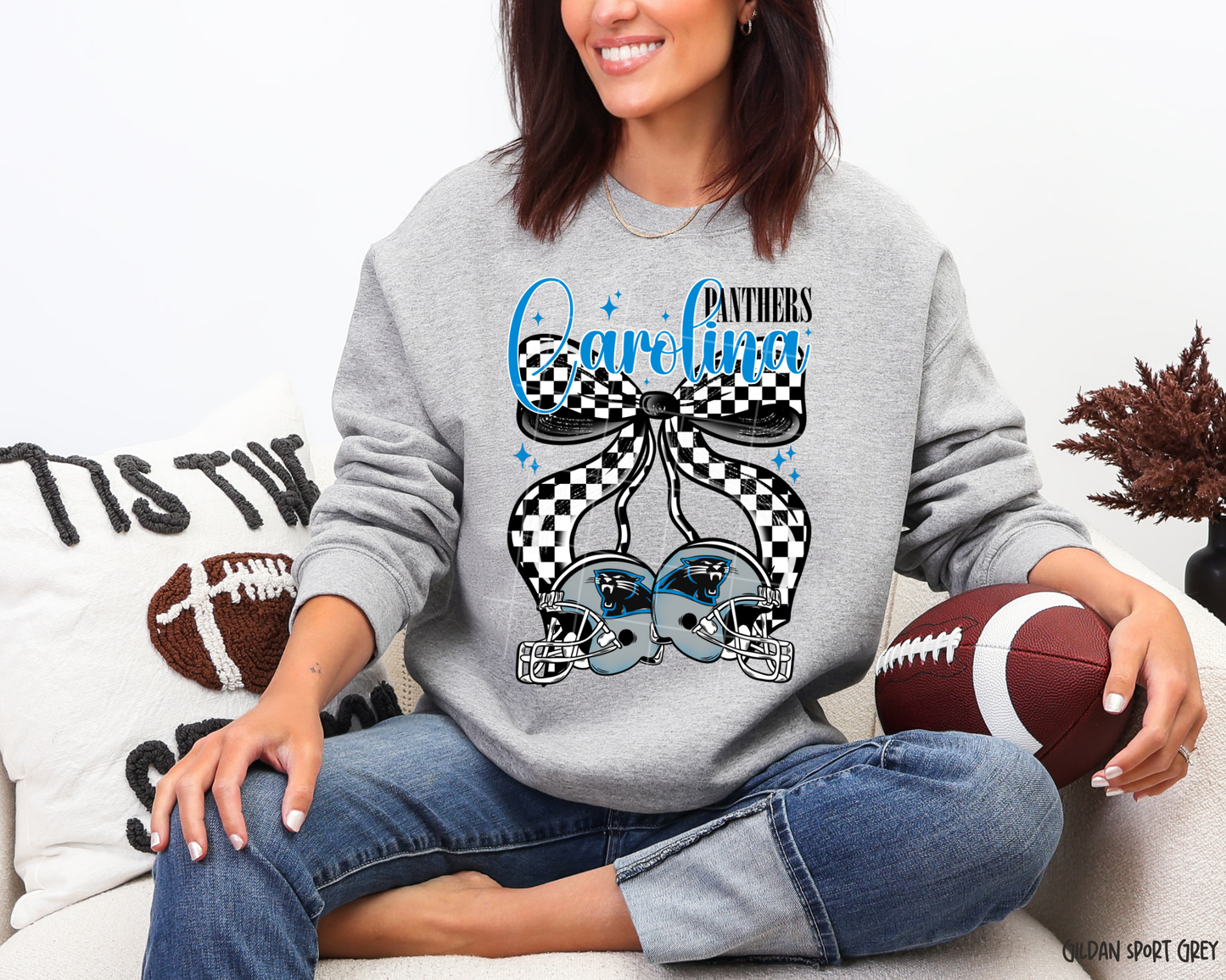 Carolina Football Bow: Game Day - Sweatshirt