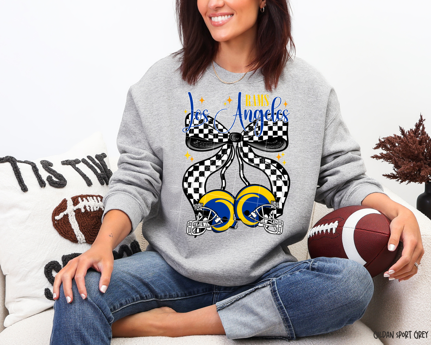 LA Football Bow: Game Day - Sweatshirt