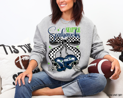 Seattle Football Bow: Game Day - Sweatshirt