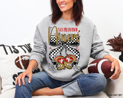 San Fran Football Bow: Game Day - Sweatshirt