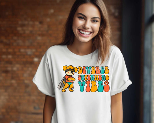 Diverse Superhero Vibes - Tee
