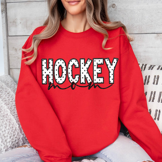 Hockey Mom - Black print - Sweatshirt