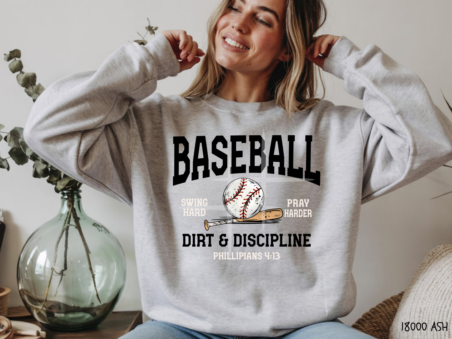 Baseball Dirt & Discipline: Sports - Sweatshirt