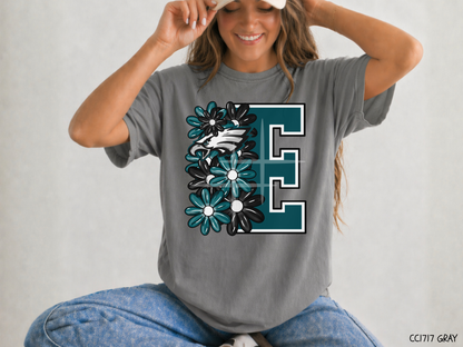 Eagles Floral: Football Game Day - Tee