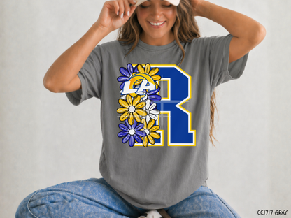 Rams Floral: Football Game Day - Tee