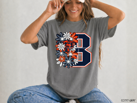 Chicago Floral: Football Game Day - Tee