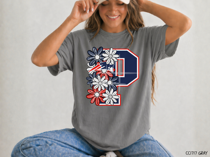 Patriot Floral: Football Game Day - Tee