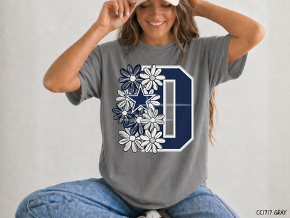 Dallas Floral: Football Game Day - Tee