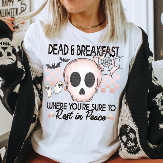 Dead & Breakfast, Rest In Peace - Tee