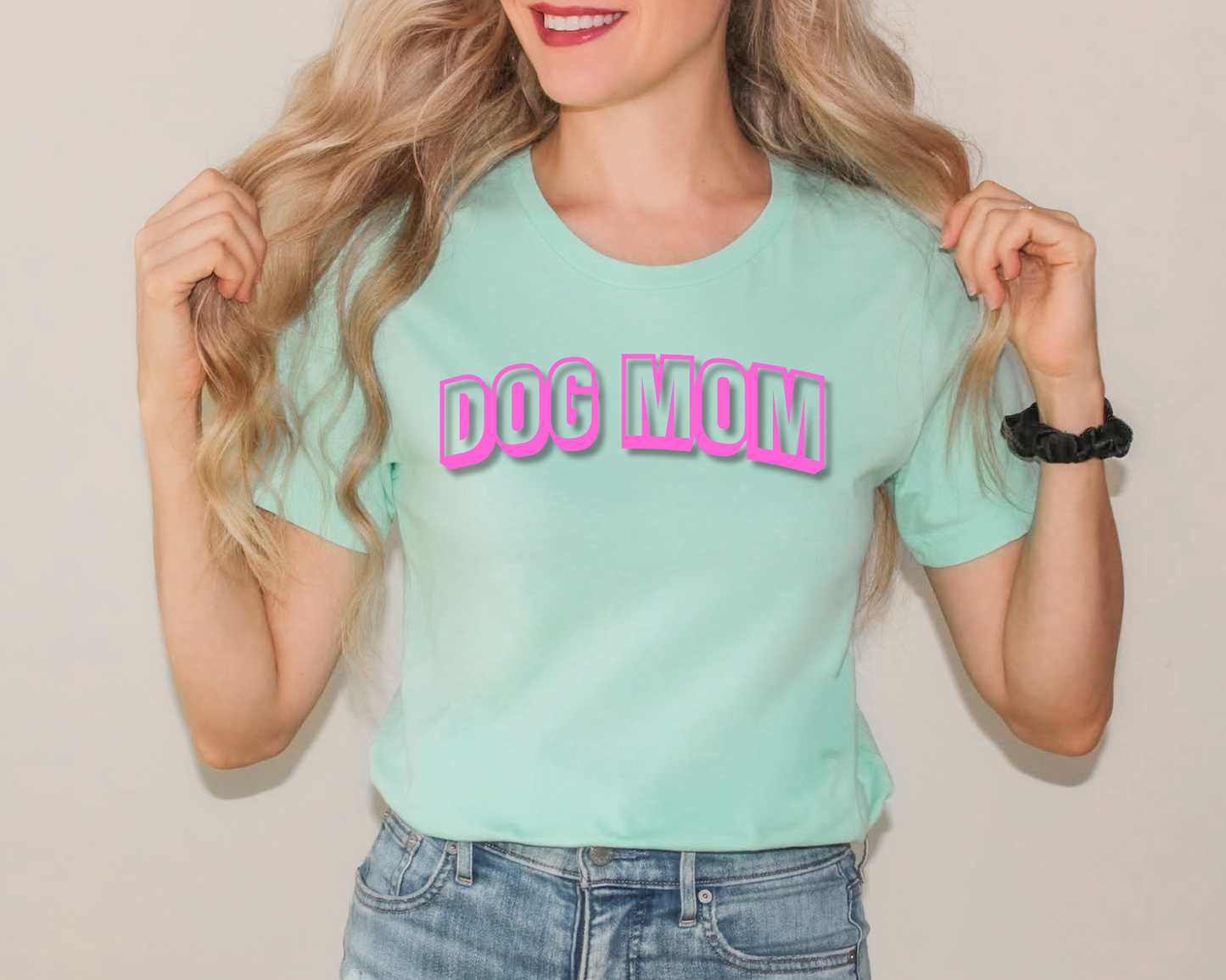 Dog Mom - Pink Puff