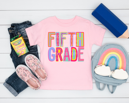 Fifth Grade - Pink