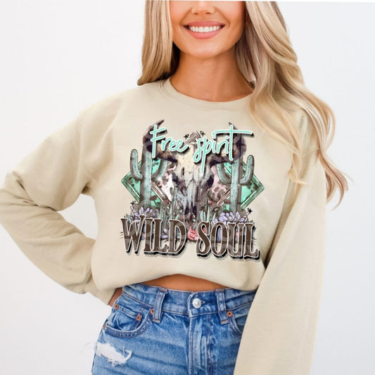 Free Spirit Wild Soul - Sweatshirt
