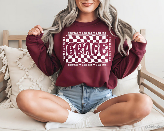 Grace 2 Cor 12:9 - Sweatshirt